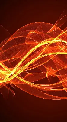 Fensterrollo mit abstraktem orangem Muster