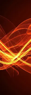 Fensterrollo mit abstraktem orangem Muster