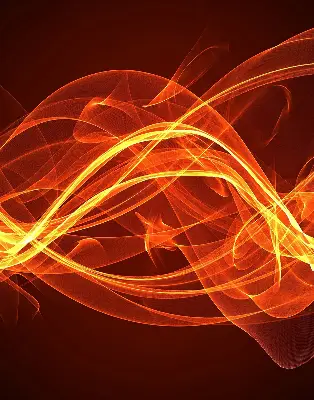 Fensterrollo mit abstraktem orangem Muster