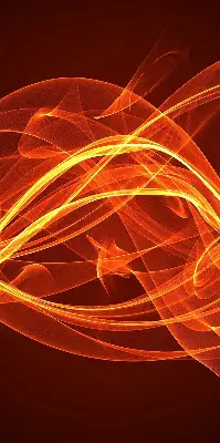 Fensterrollo mit abstraktem orangem Muster