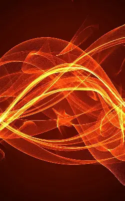 Fensterrollo mit abstraktem orangem Muster