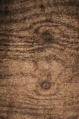 Fensterrollo für den Innenbereich in dunkler Holzoptik