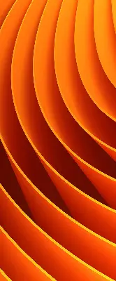 Fensterrollo mit abstraktem orangem Muster