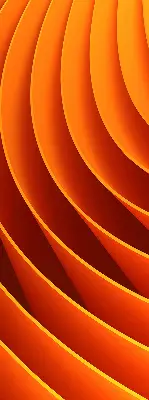 Fensterrollo mit abstraktem orangem Muster