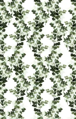Fensterrollo mit Blättermotiv