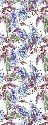 Fensterrollo mit Motiv Sommerblumen