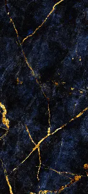 Rollo mit marineblauem Marmordesign