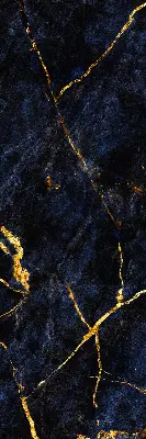 Rollo mit marineblauem Marmordesign
