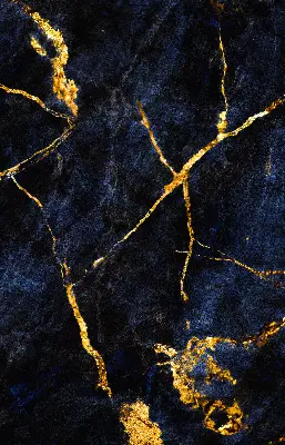 Rollo mit marineblauem Marmordesign