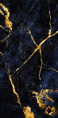 Rollo mit marineblauem Marmordesign