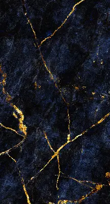 Rollo mit marineblauem Marmordesign