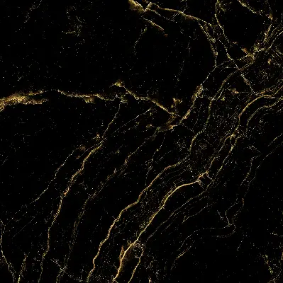 Fensterrollo für innen in schwarzer Marmoroptik