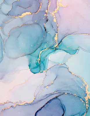 Fensterrollo mit blauem Marmordesign