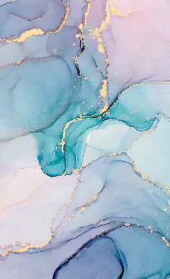 Fensterrollo mit blauem Marmordesign