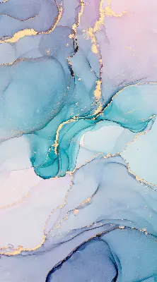 Fensterrollo mit blauem Marmordesign