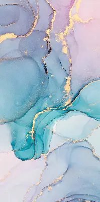Fensterrollo mit blauem Marmordesign