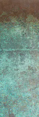 Fensterrollo in der Farbe Grün aus Blech