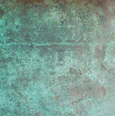 Fensterrollo in der Farbe Grün aus Blech