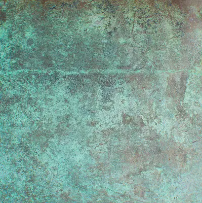 Fensterrollo in der Farbe Grün aus Blech