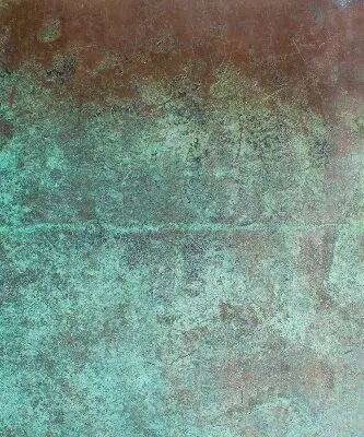 Fensterrollo in der Farbe Grün aus Blech