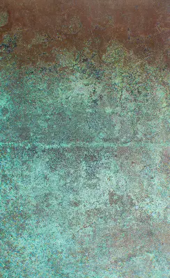 Fensterrollo in der Farbe Grün aus Blech