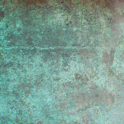 Fensterrollo in der Farbe Grün aus Blech