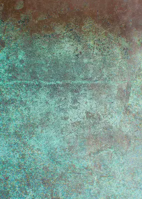 Fensterrollo in der Farbe Grün aus Blech