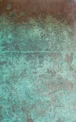 Fensterrollo in der Farbe Grün aus Blech