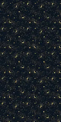 Fensterrollo mit Mond und Sterne Motiv