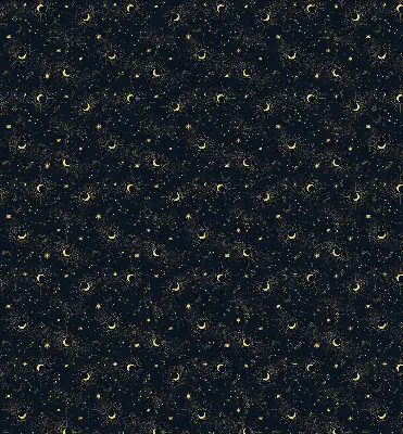 Fensterrollo mit Mond und Sterne Motiv
