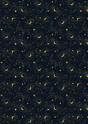 Fensterrollo mit Mond und Sterne Motiv