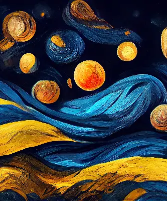 Fensterrollo für den Innenbereich mit Planetenmotiv