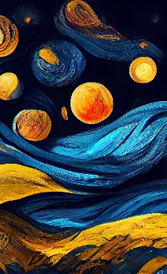 Fensterrollo für den Innenbereich mit Planetenmotiv