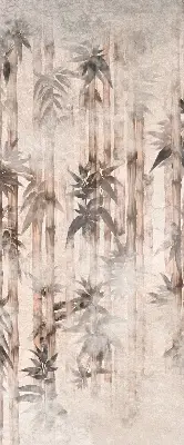 Rollo mit Blättermotiv