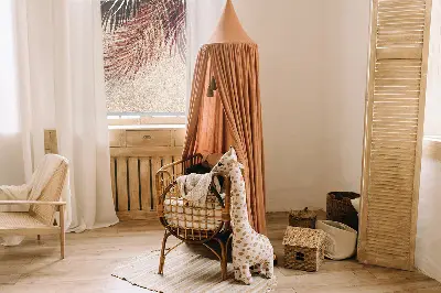 Fensterrollo für den Innenbereich mit Blättermotiv