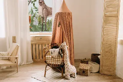 Fensterrollo mit Waldtiere Motiv