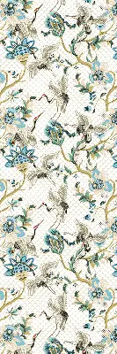 Rollo mit Blumen und Vögel Motiv