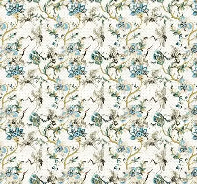 Rollo mit Blumen und Vögel Motiv