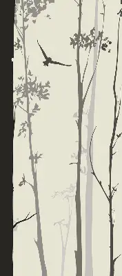 Rollo mit Baummotiv