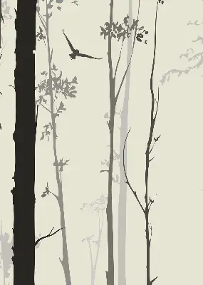 Rollo mit Baummotiv