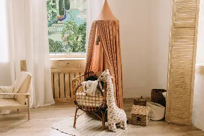 Rollo für Fenster mit Motiv Schloss und Garten