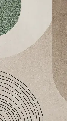 Fensterrollo mit abstraktem Motiv