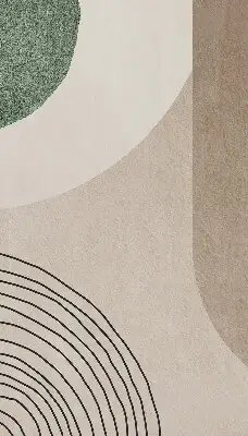Fensterrollo mit abstraktem Motiv