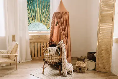 Rollo für Fenster mit einem Halbkreisdesign innerhalb eines Halbkreises