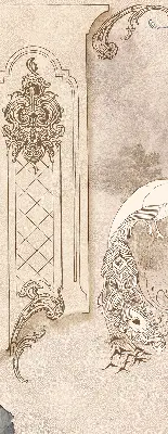 Fensterrollo mit Vintage-Vögel Motiv