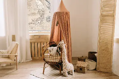 Fensterrollo mit Vintage-Vögel Motiv