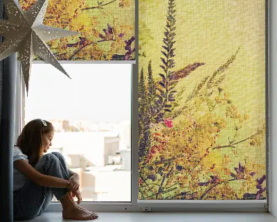 Fensterrollo für Pflanzen