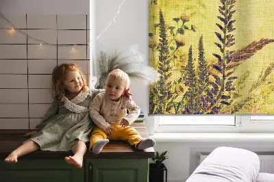 Fensterrollo für Pflanzen