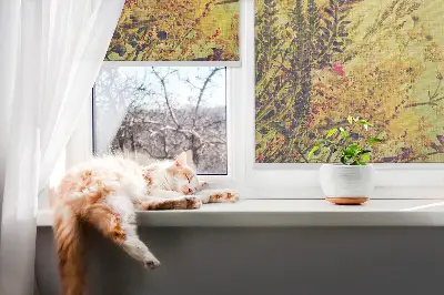 Fensterrollo für Pflanzen