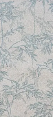Fensterrollo mit Blättermotiv